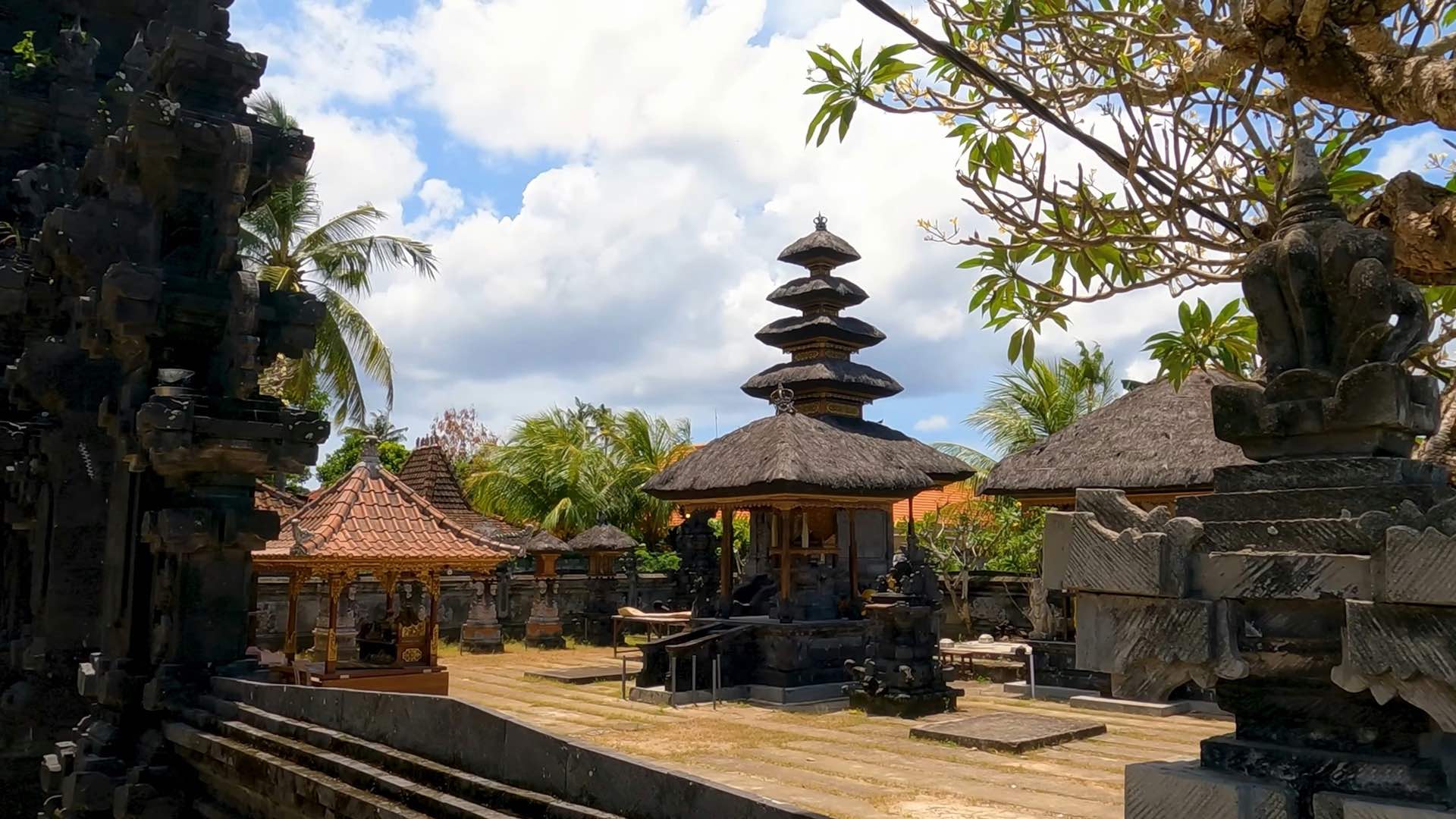 A traditional Balinese temple on a cliffside